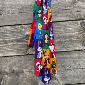 BRAND NEW WITH TAGS Vintage 1992 Looney Toons Mania Tie Bugs Bunny